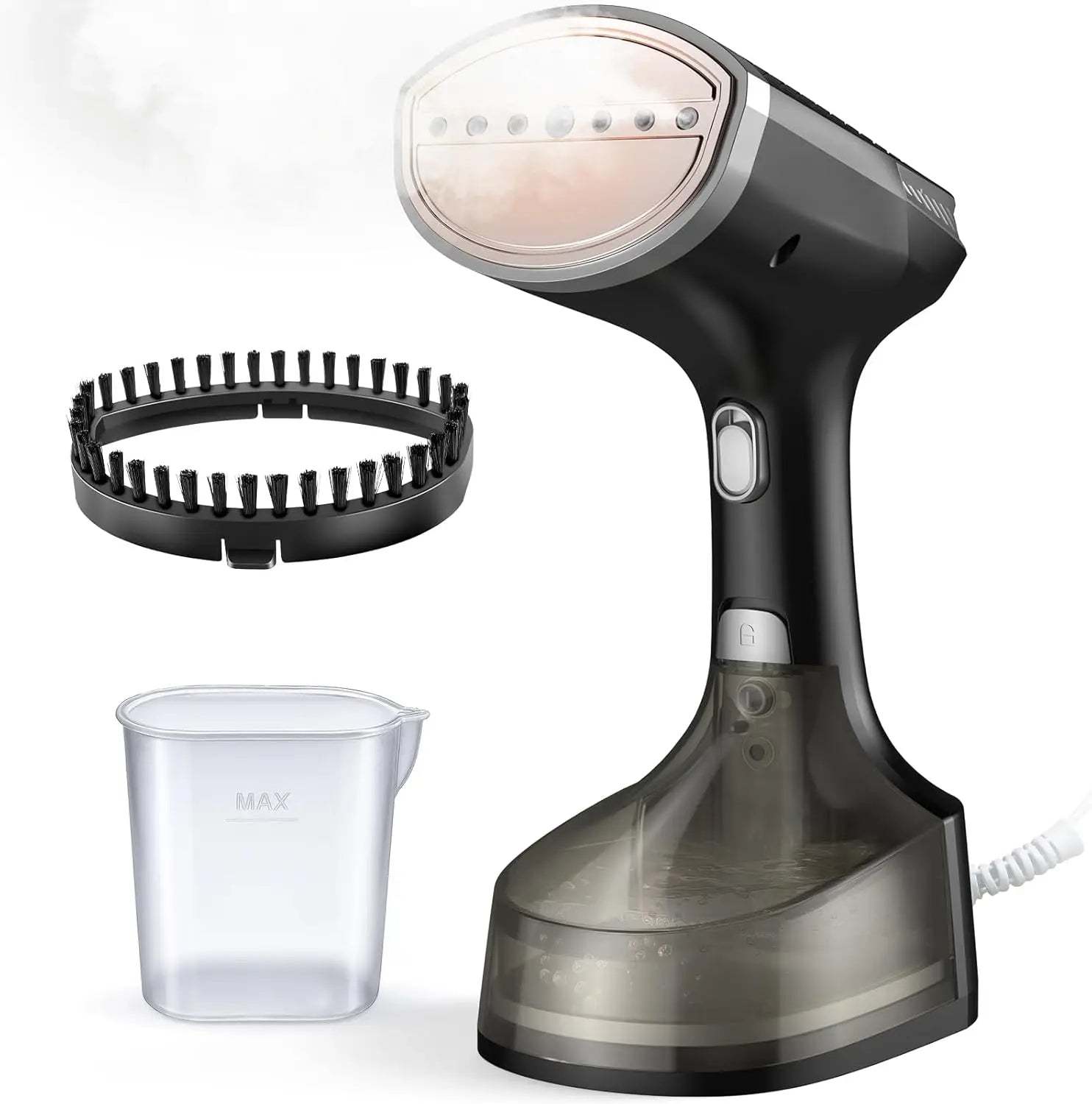 Steamer for Clothes, 1600W Handheld Clothes Steamer with 300Ml Tank, 10S Ultra-Fast Heat-Up Portable Garment Steamer Ideal